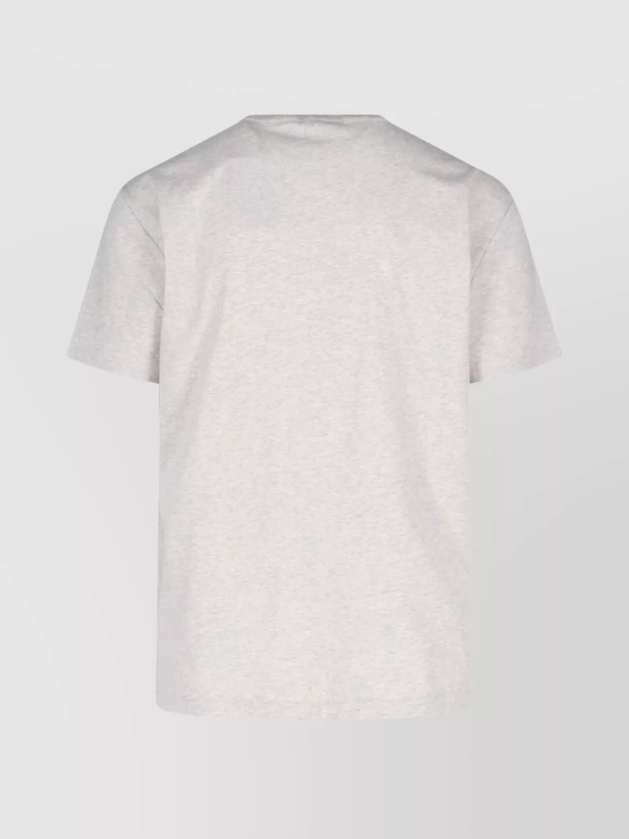 Polo Ralph Lauren White Crewneck T-shirt With Logo Lettering On The Fornt And Pony Embroidery On The Front