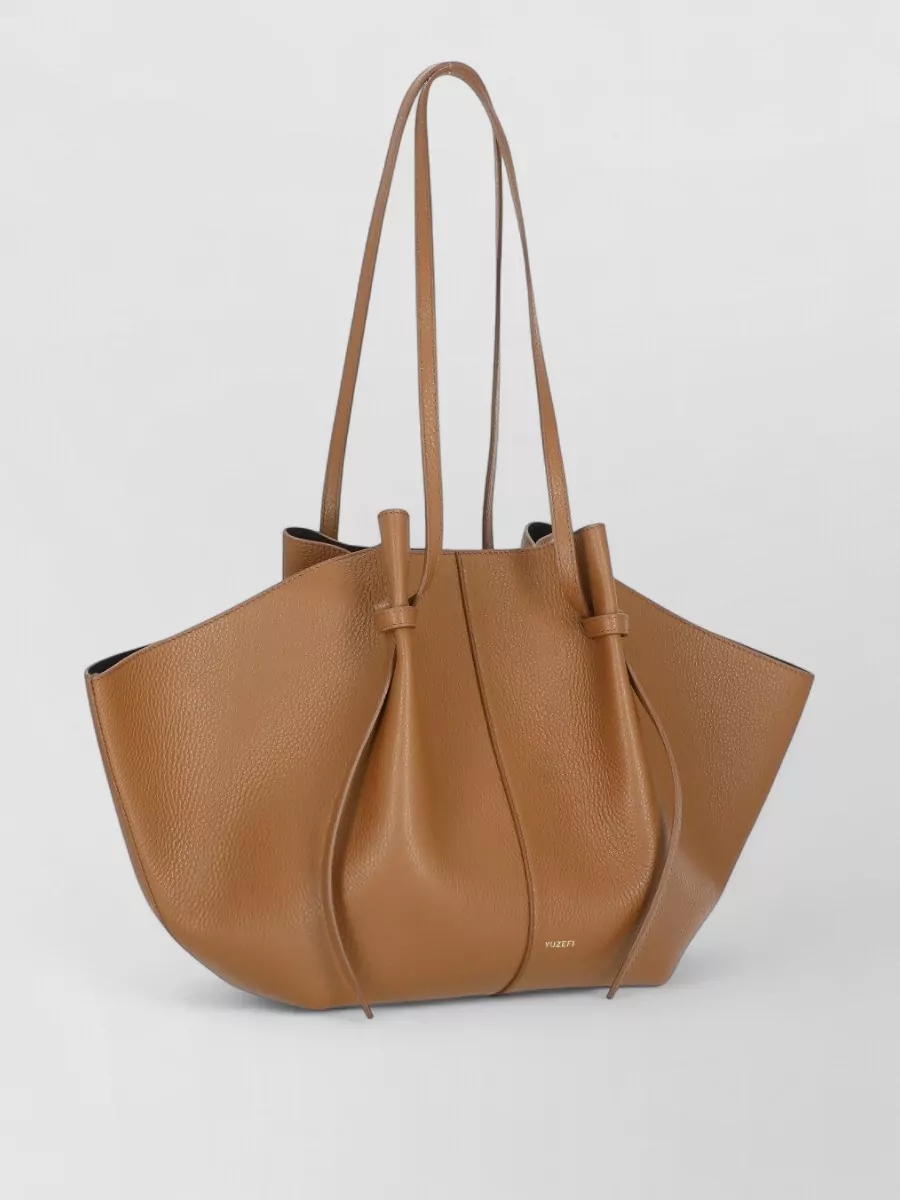 Yuzefi mochi large leather shoulder bag