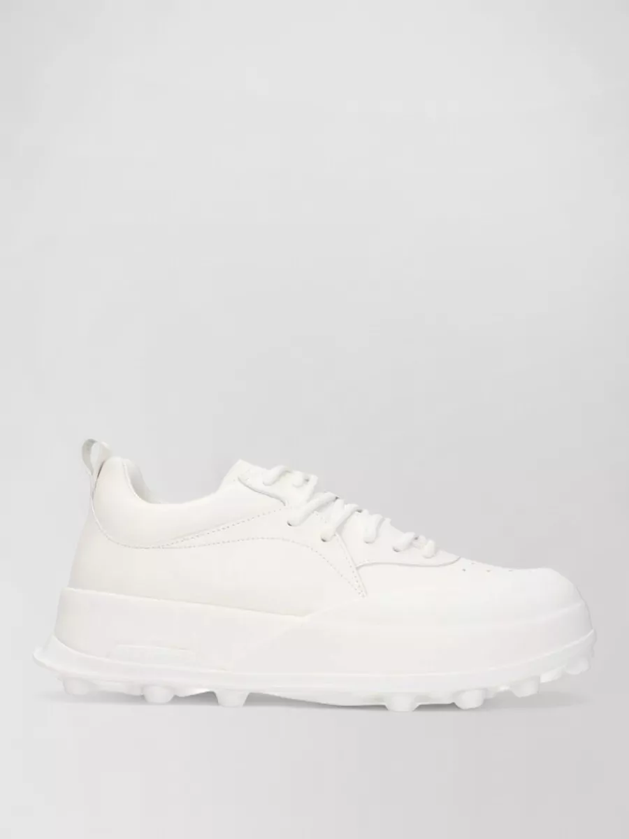 Jil Sander Leather Low-Top Sneakers