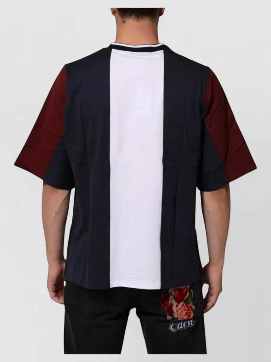 Dolce&Gabbana Striped Cotton Short-Sleeve T-Shirt