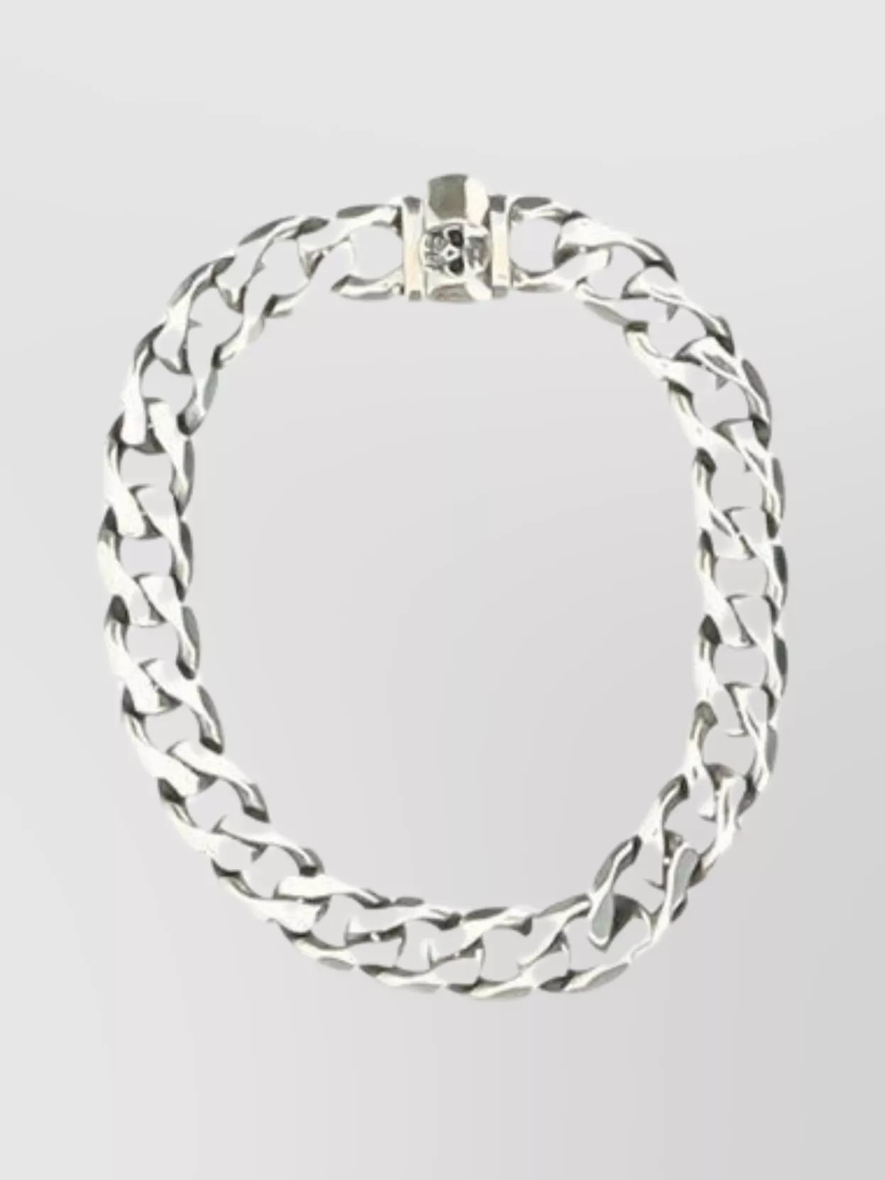 Emanuele Bicocchi Chain Link Shiny Bracelet In Metallic