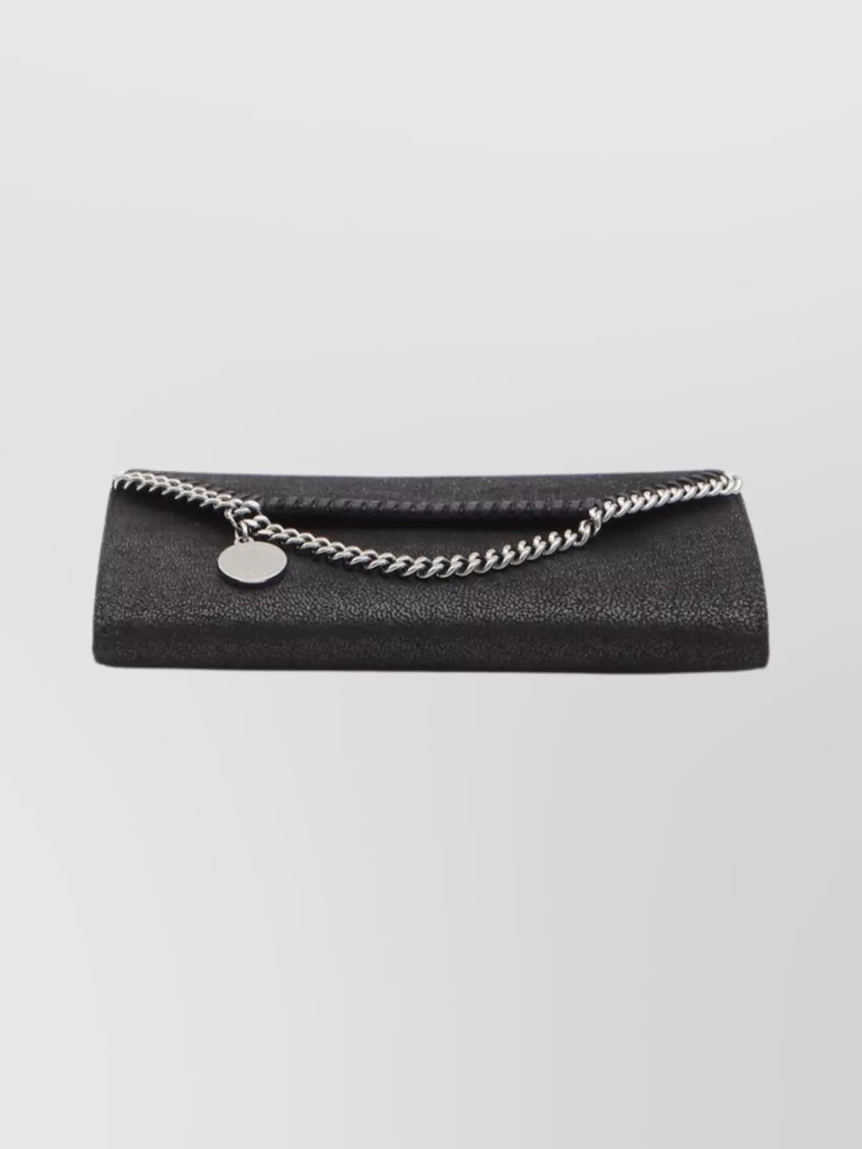 Stella Mccartney Falabella Continental Wallet On Chain In Black