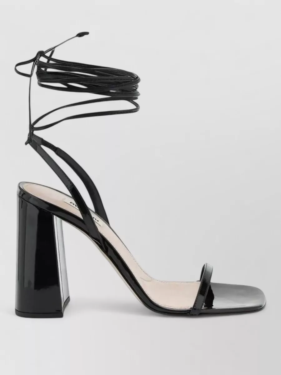 Miu Miu Calfskin Platform Sandals