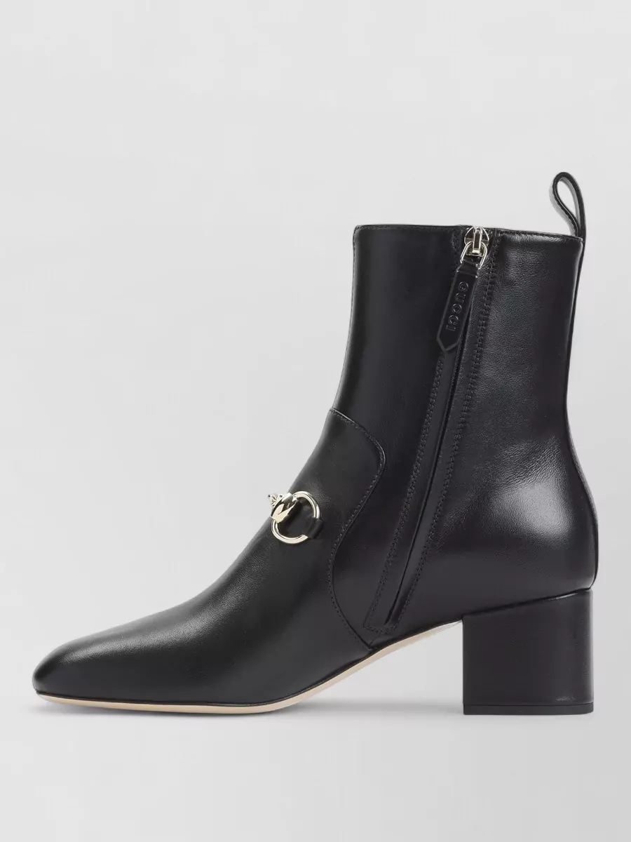 Gucci Leather Ankle Boots