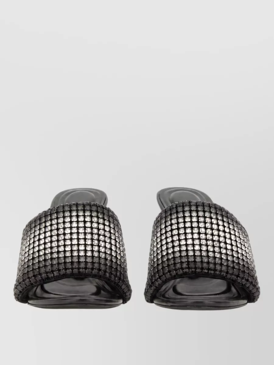 Alexander Wang Crystal-Embellished Mules
