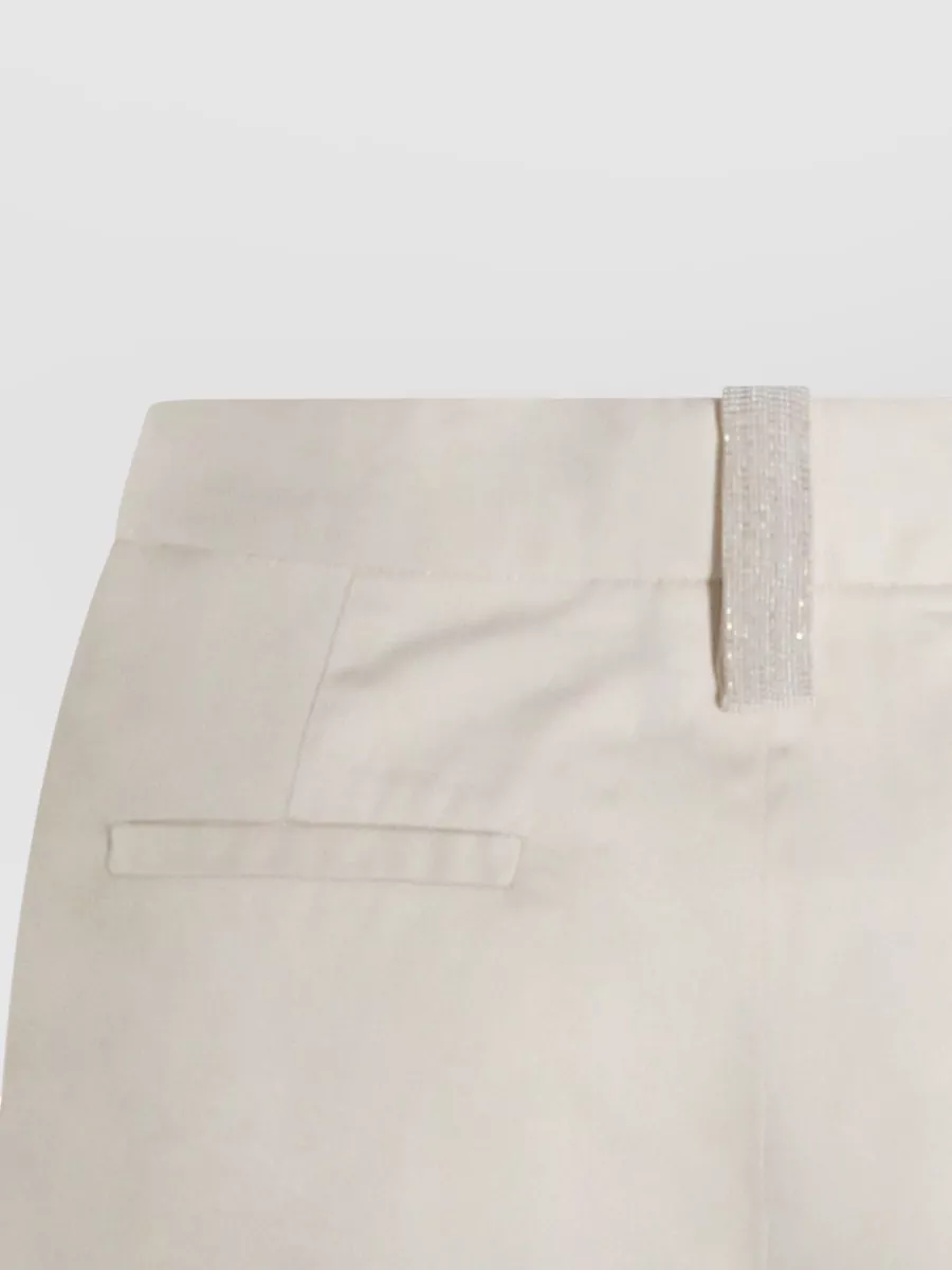 Fabiana Filippi Casual Trousers Belt Loops Back Pockets