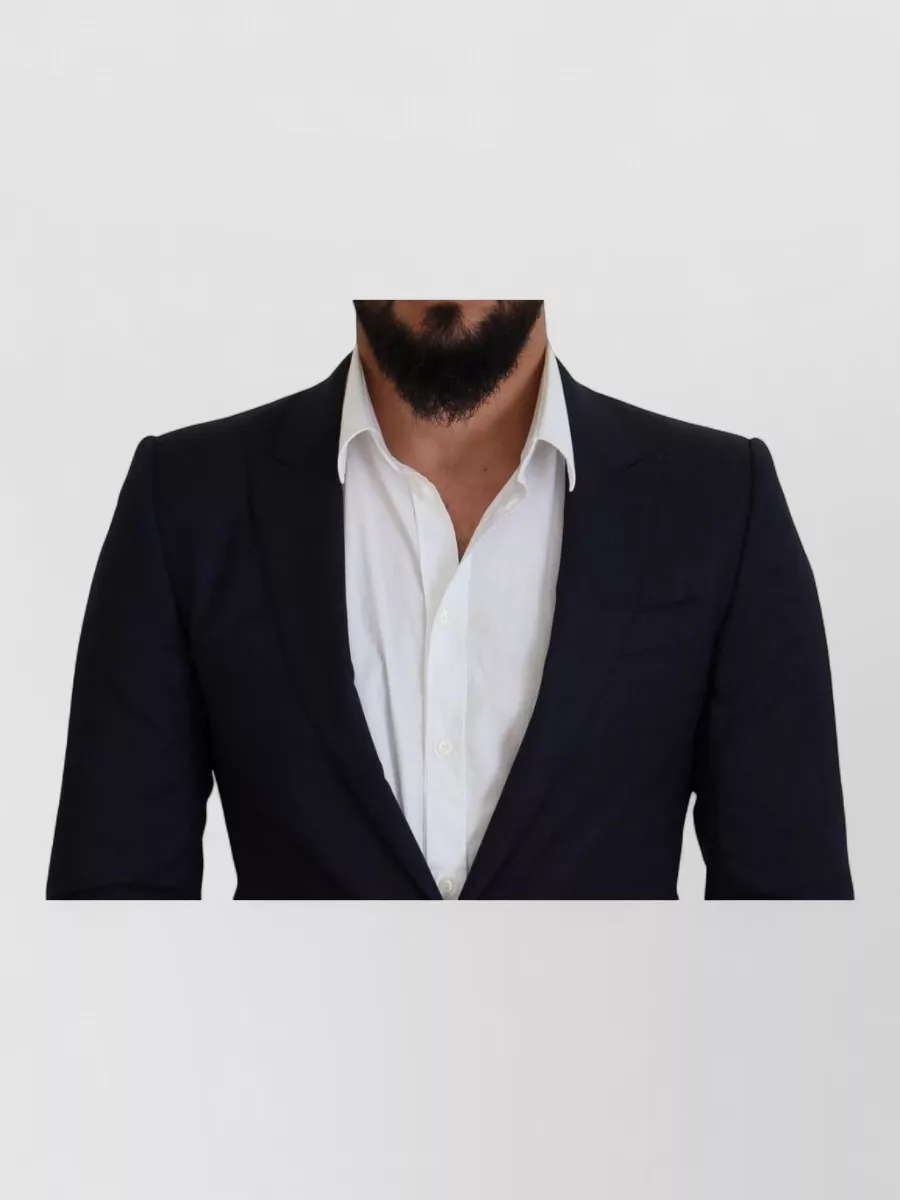 Dolce&Gabbana Wool Silk Slim-Fit Blazer