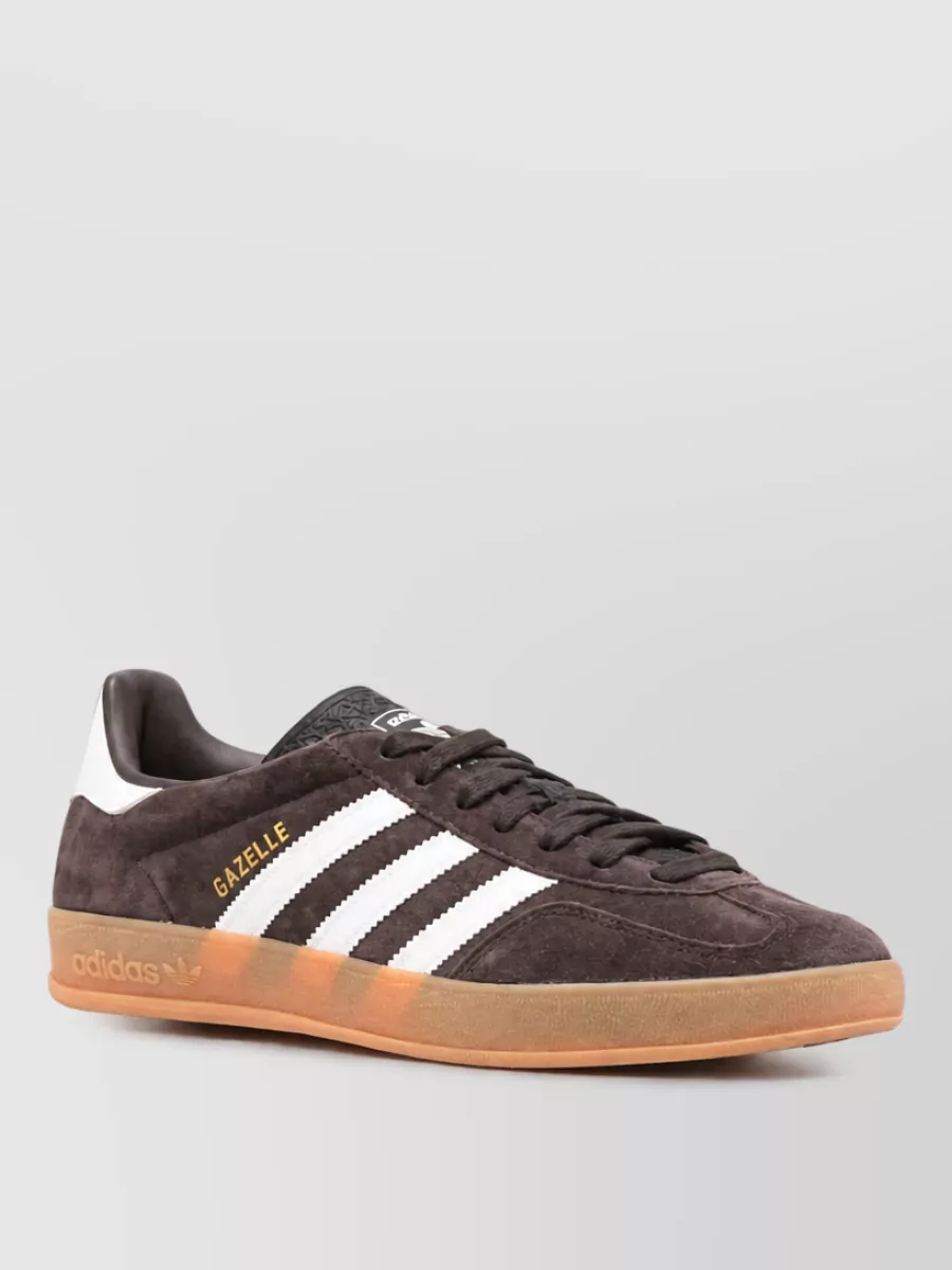 Adidas Originals leather gazelle indoor low-top sneakers