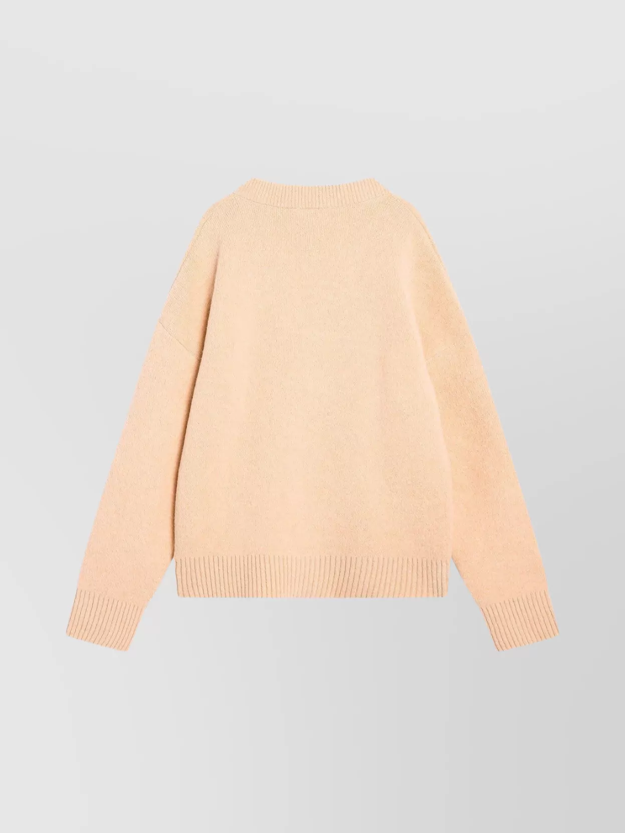 Ami Alexandre Mattiussi Ami Paris Light Beige Wool Cardigan Ami De Coeur Men In Neutral