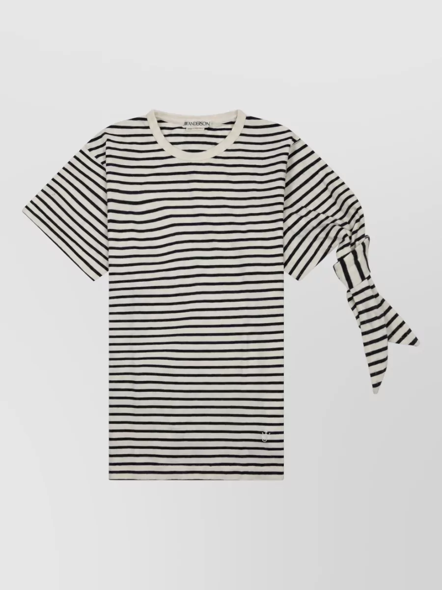Jw Anderson Knot-Sleeve T-Shirt