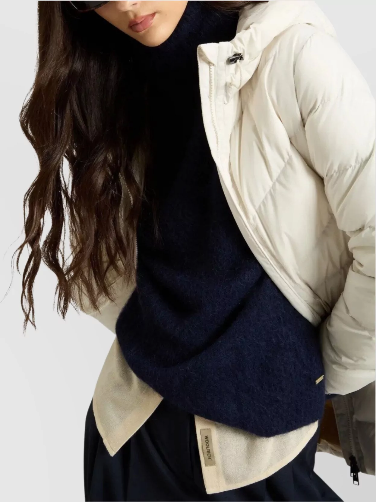 Woolrich Microfiber Down Jacket Hooded