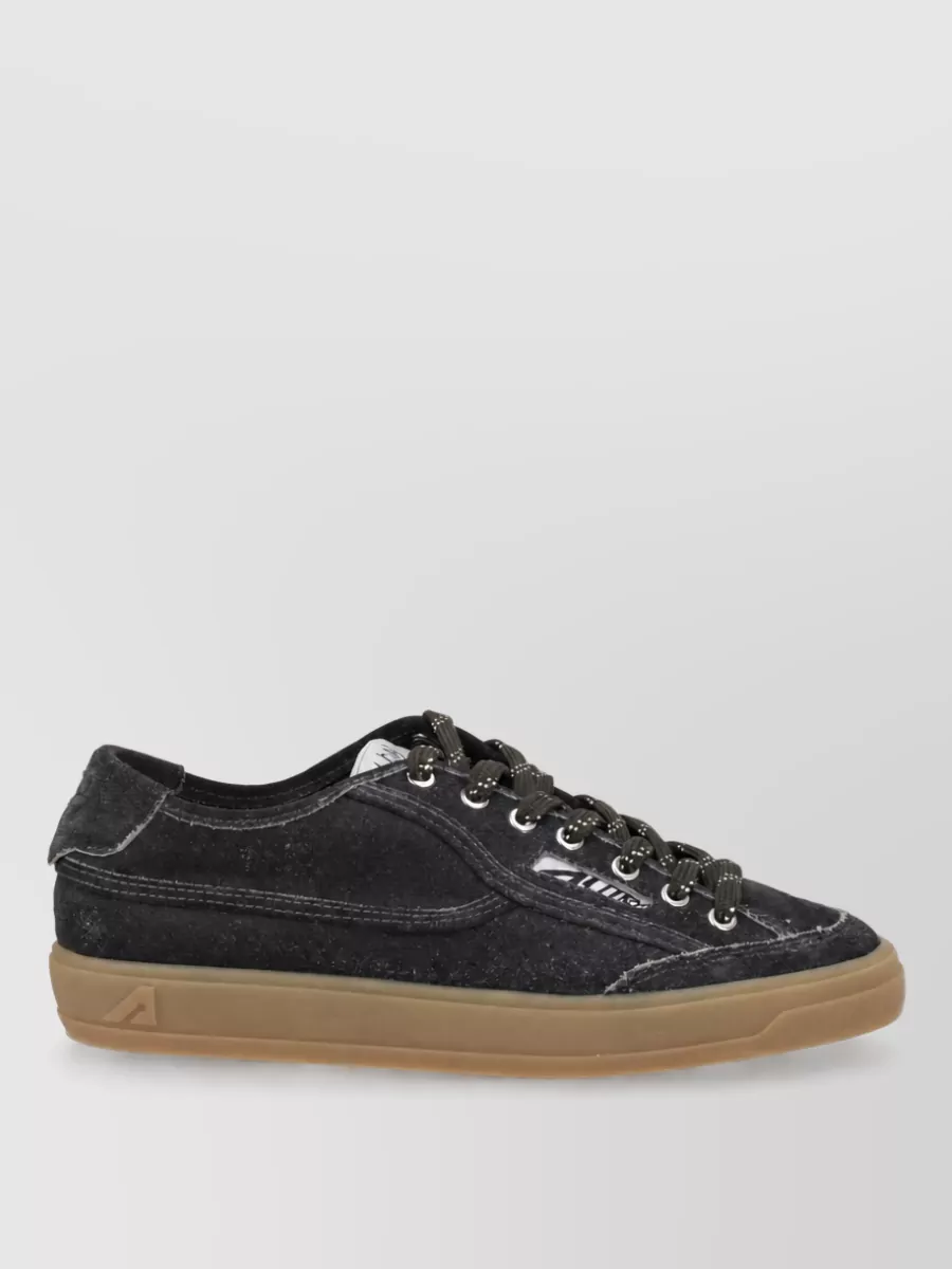 Autry Suede Leather Lace-Up Sneakers
