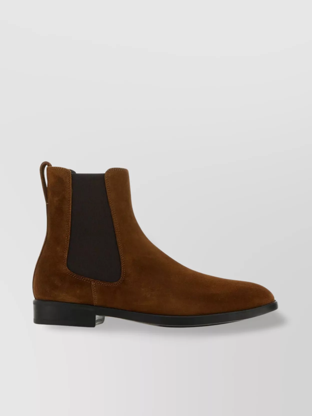 Shop Tom Ford Elastic Insert Suede Ankle Boots