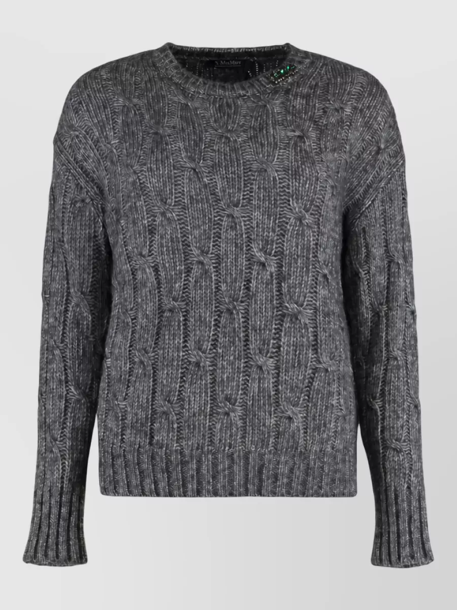 S Max Mara Cotton blend crew-neck sweater
