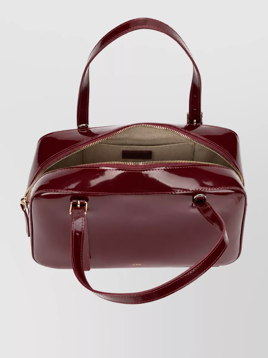 A.p.c. Axelle Leather Clutch Bag