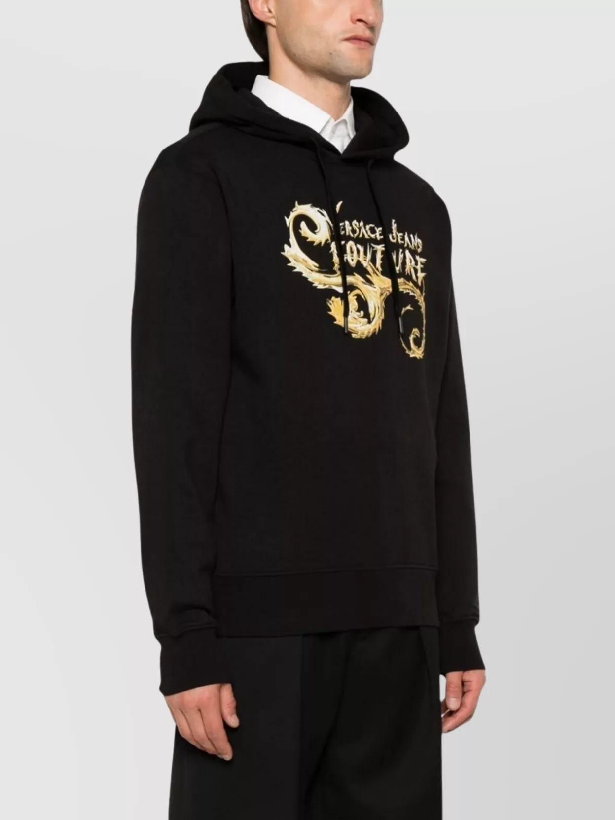 Versace Jeans Couture Graphic Print Hooded Sweatshirt