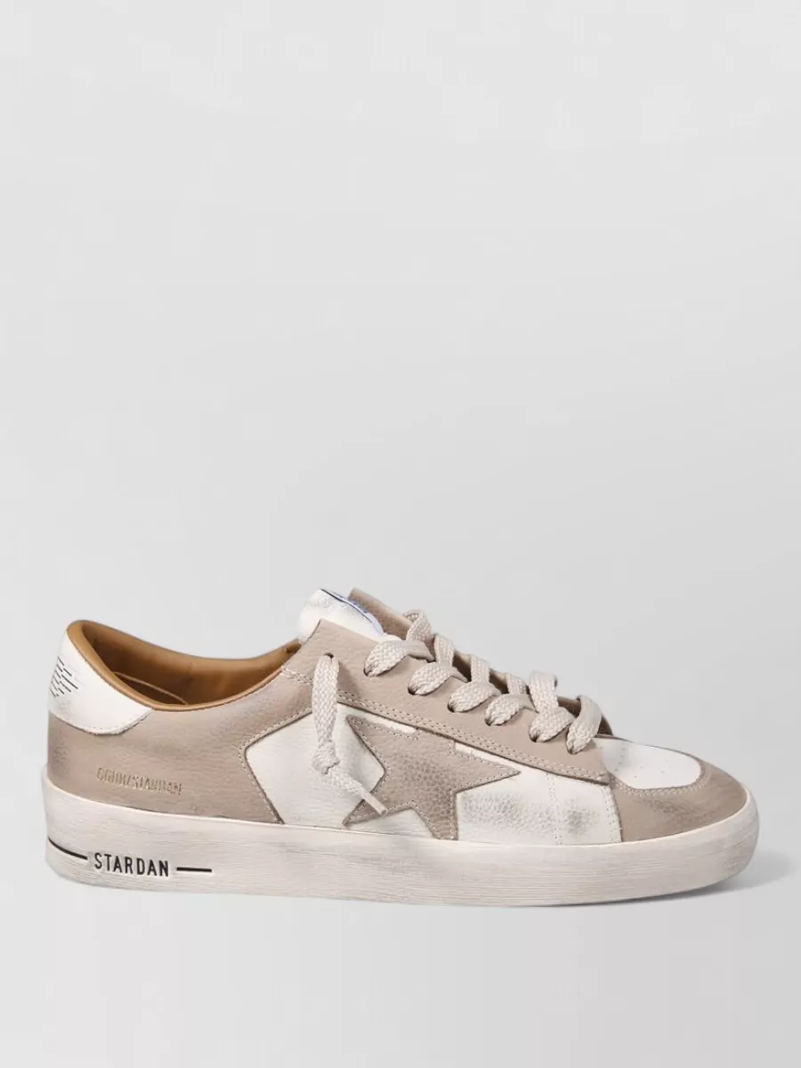 Golden Goose Stardan Sneakers Perforated Toe Star Heel