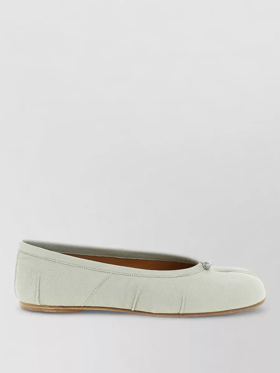Maison Margiela Leather Knot Tabi Ballerina Flats