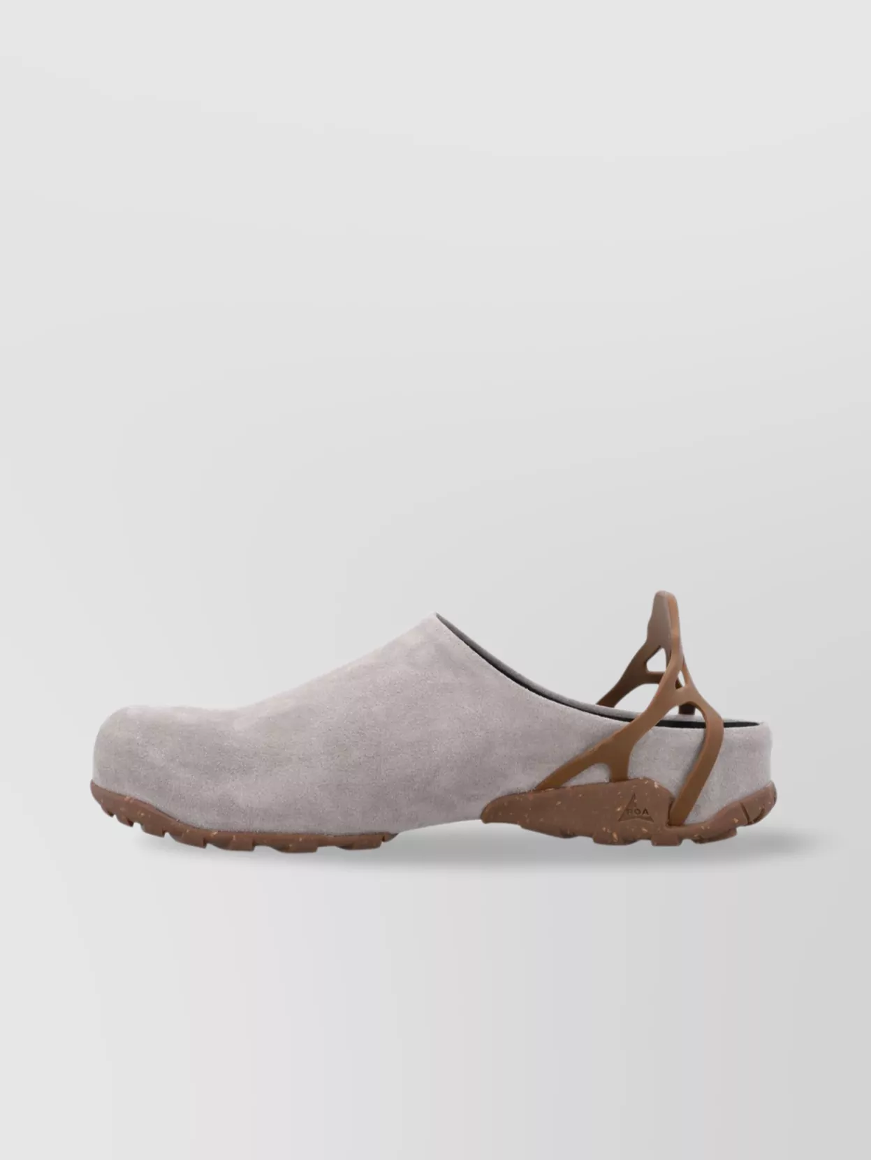 Roa Backless Sandals With Rubber Sole And Suede Upper