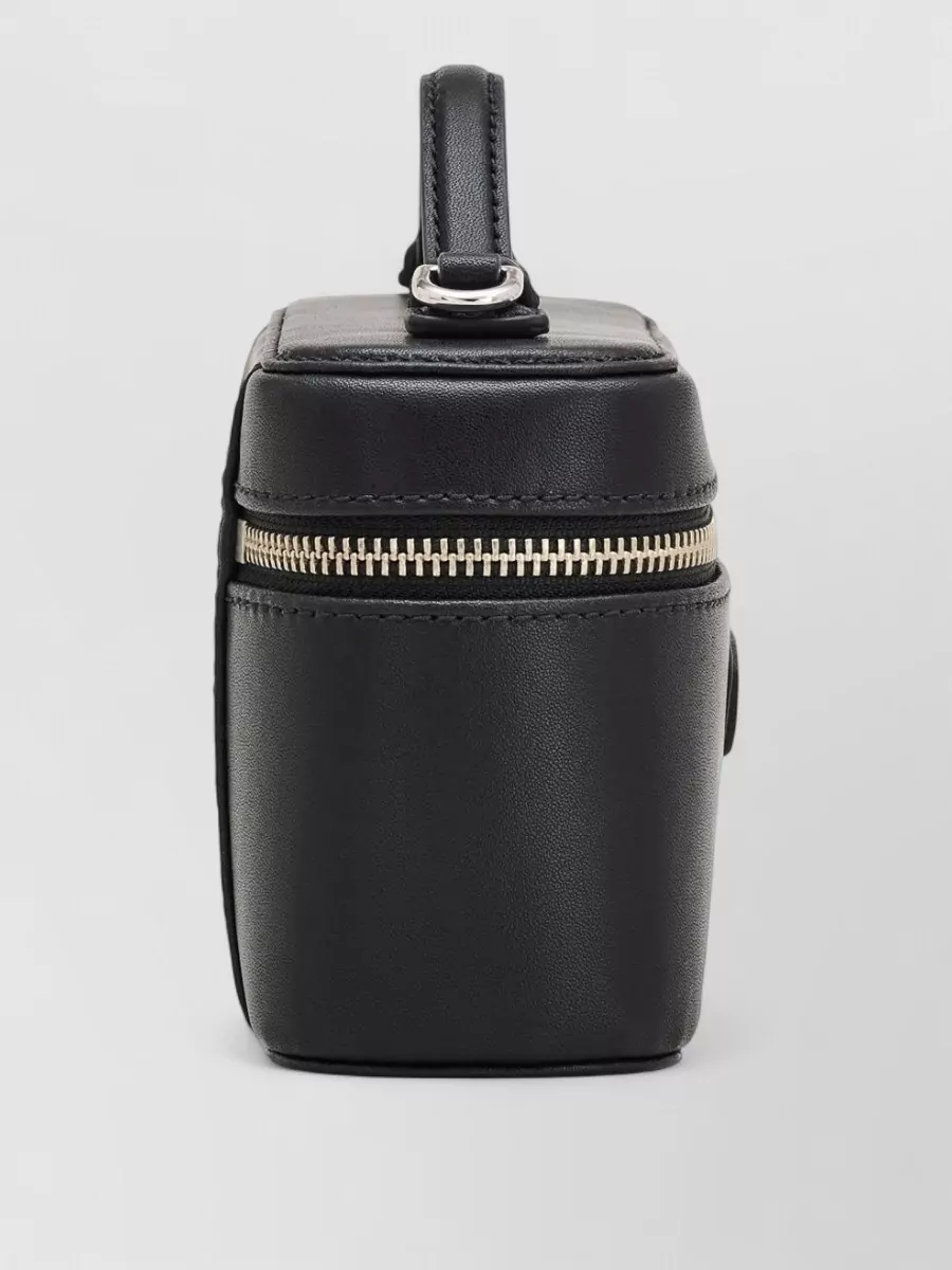 Marc Jacobs Vanity Leather Shoulder And Top Handle Bag