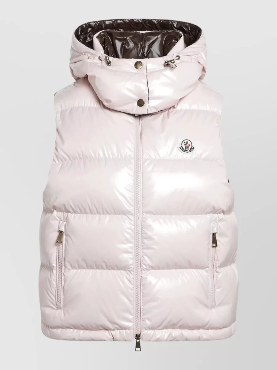 Moncler down sleeveless puffer jacket