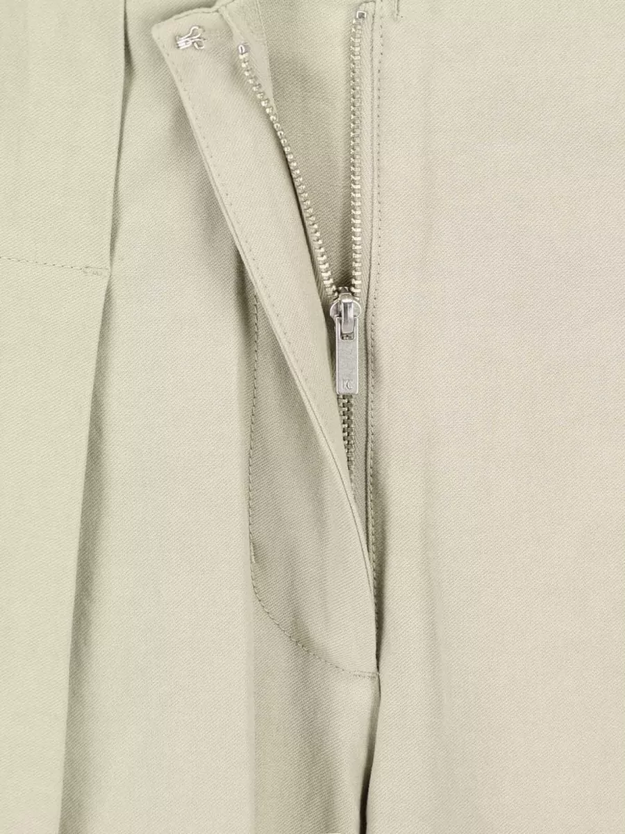 Low Classic Wide-Leg Trousers