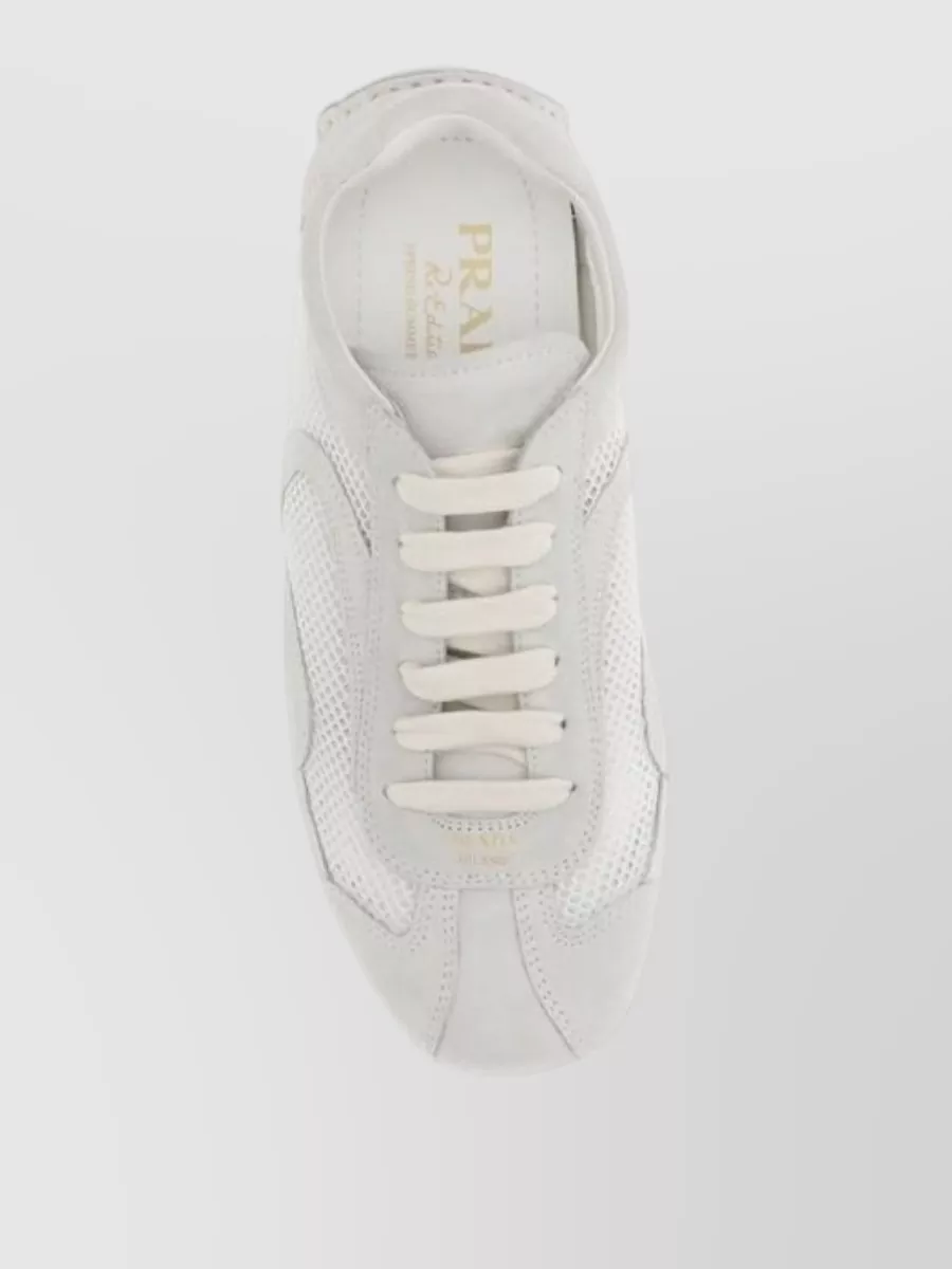 Prada Fabric Low-Top Sneakers