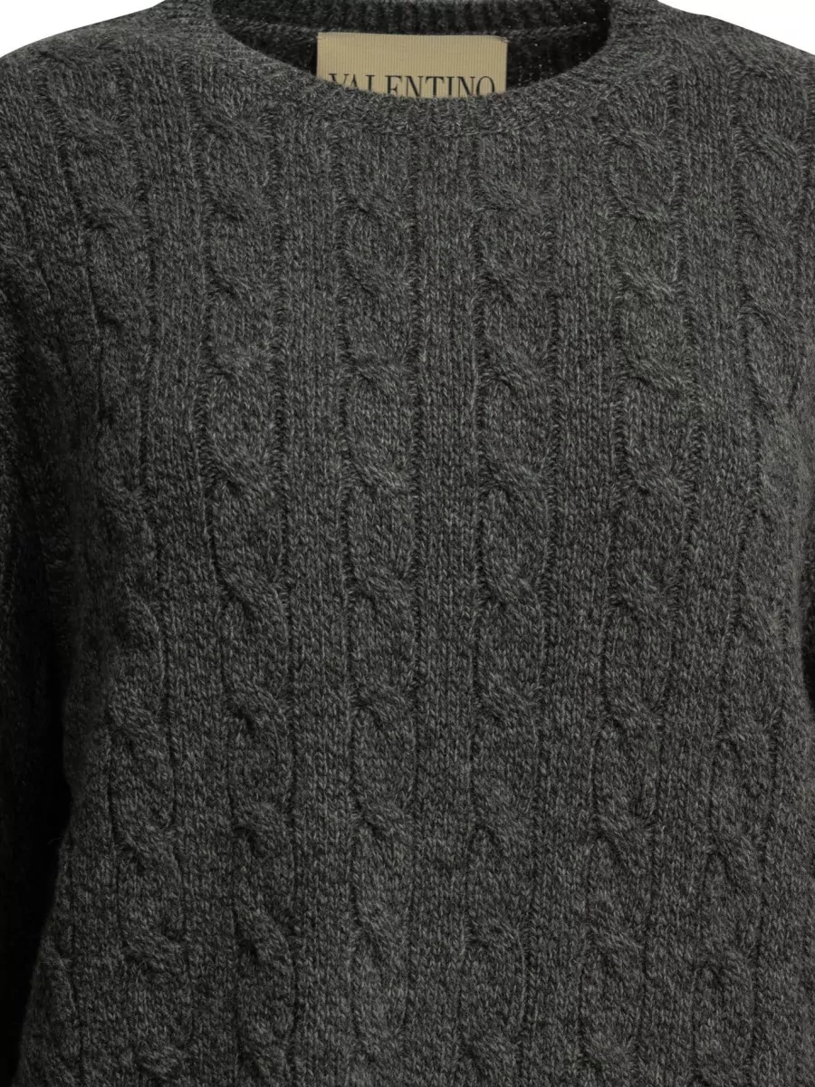 Valentino Virgin Wool Crewneck Sweater