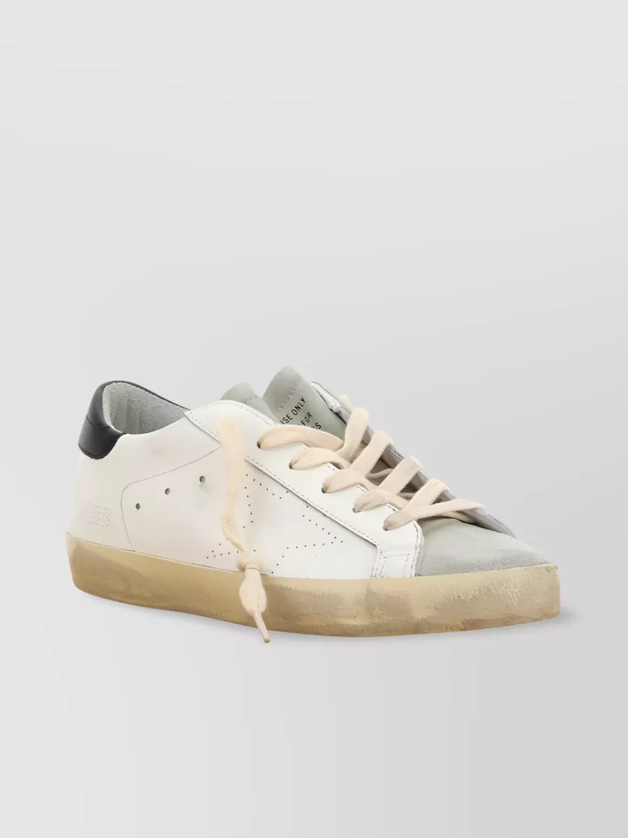 Golden Goose Leather Low-Top Sneakers