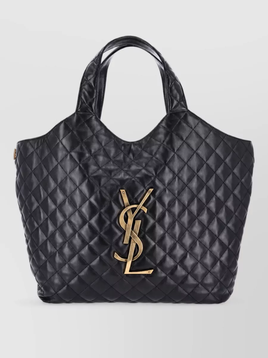 Saint Laurent shopper leather tote bag
