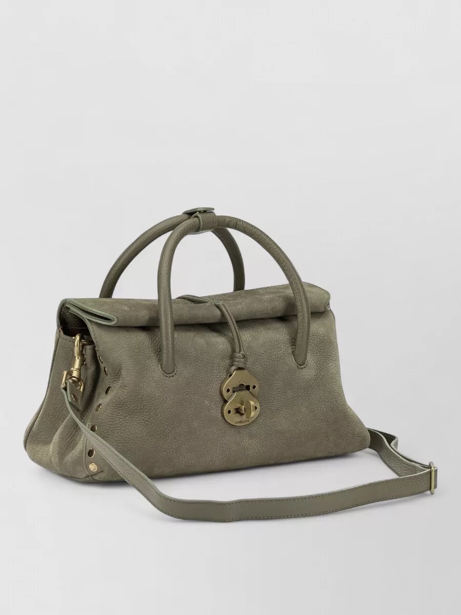 Zanellato Leather Dotta Medium Shoulder Bag
