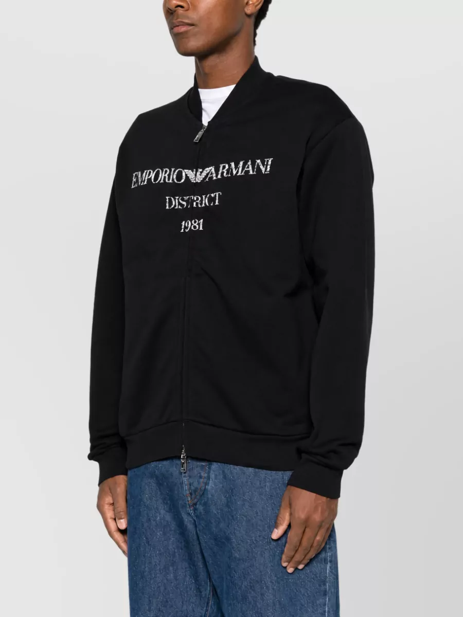 Emporio Armani Cotton Bomber Jacket