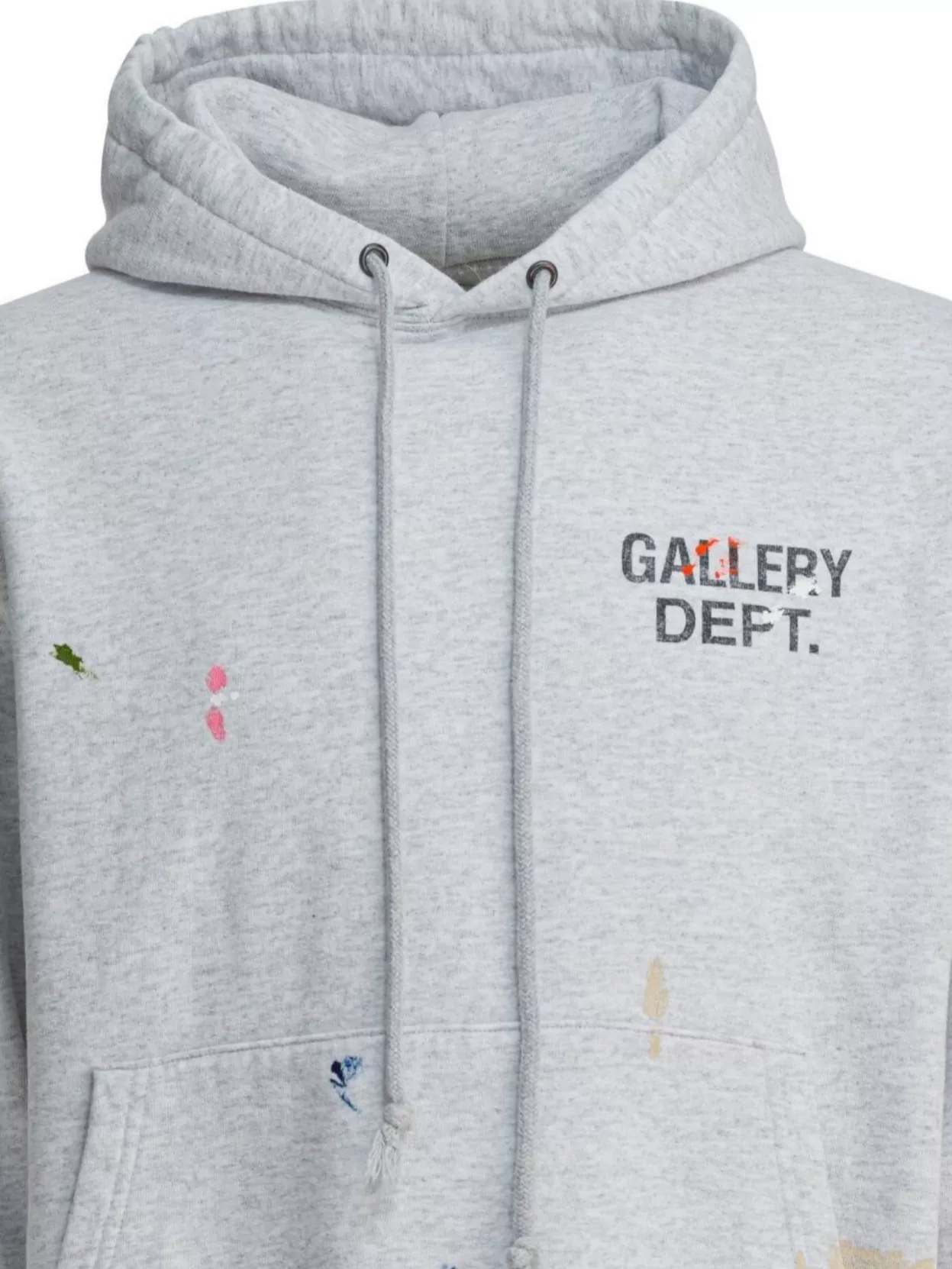 Gallery Dept. Artistic Logo Hoodie Drawstring Style