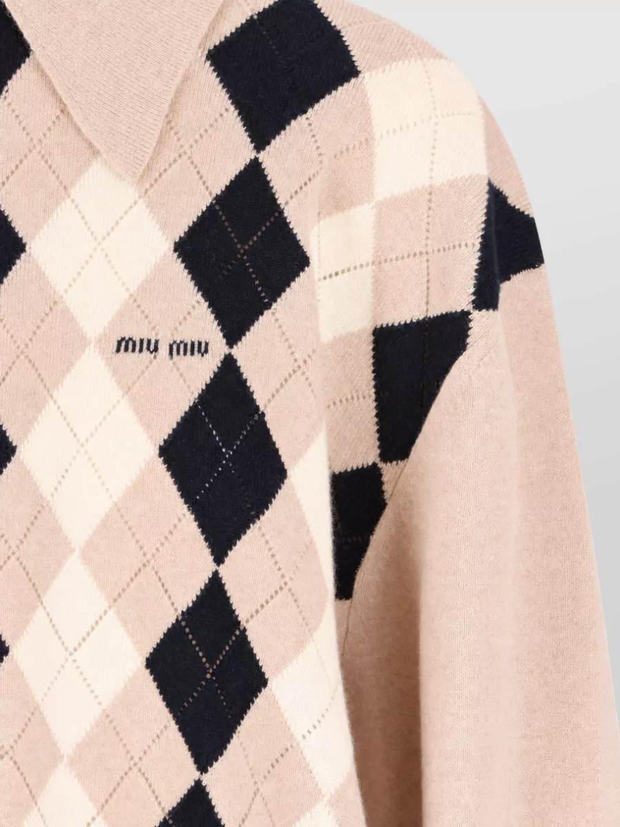 Miu Miu Wool Crewneck Sweatshirt