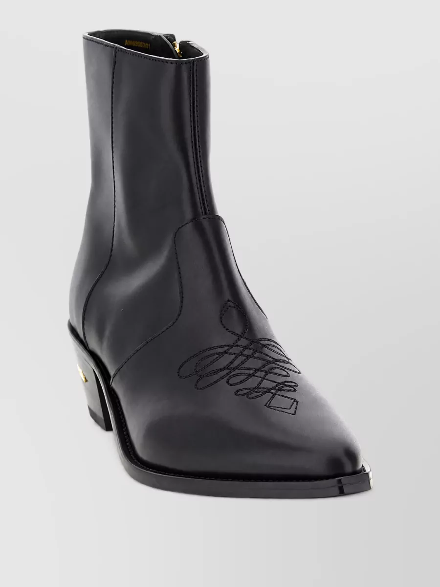 Amiri Calfskin leather ankle boots