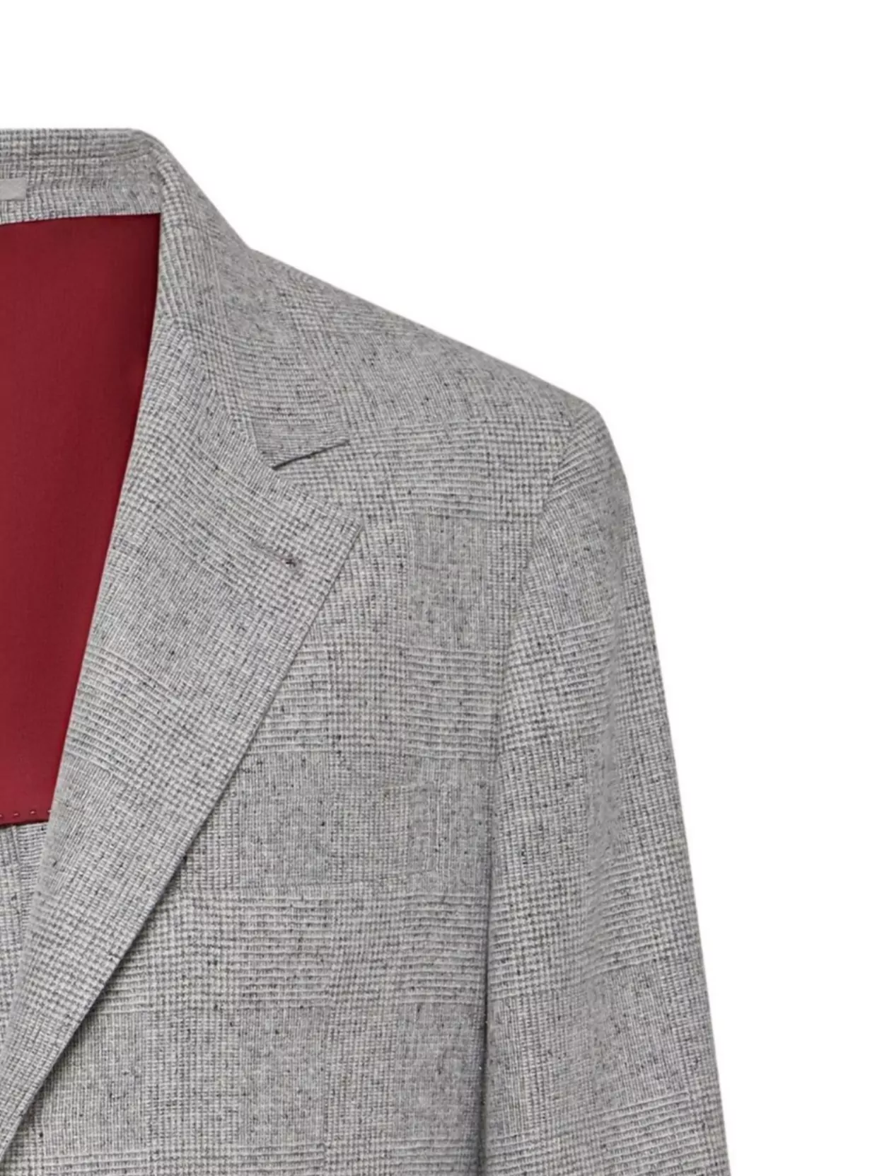 Brunello Cucinelli Deconstructed Jacket With Prince Of Wales Pattern