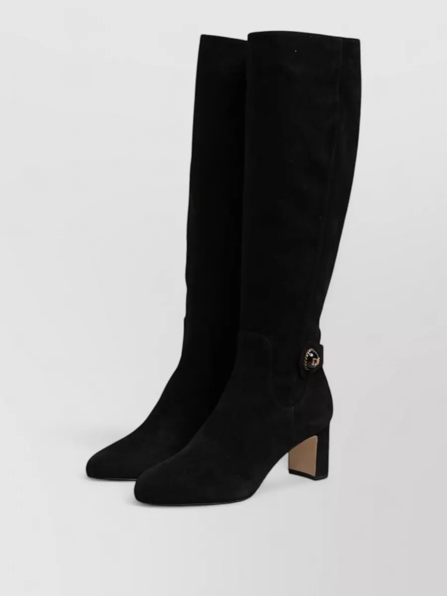 Dolce&Gabbana Suede Knee-High Boots