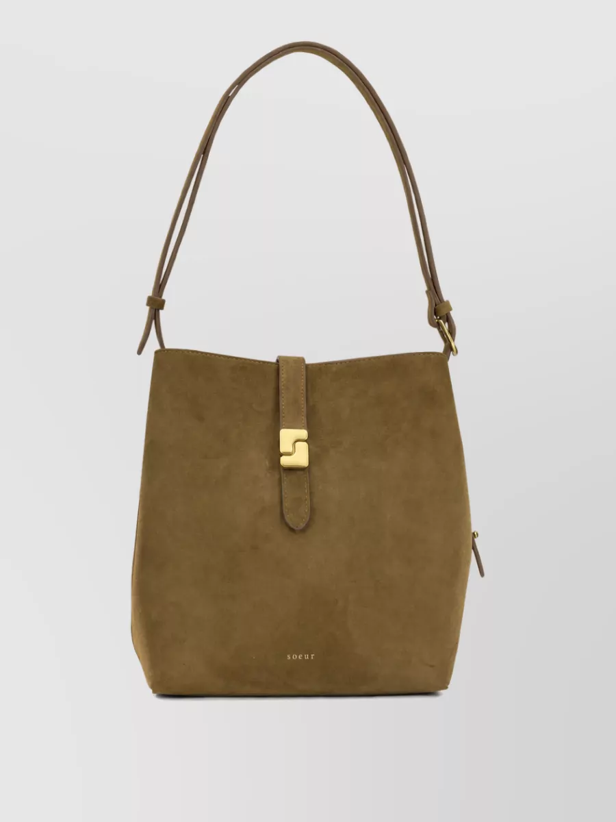 Soeur leather small shoulder bag