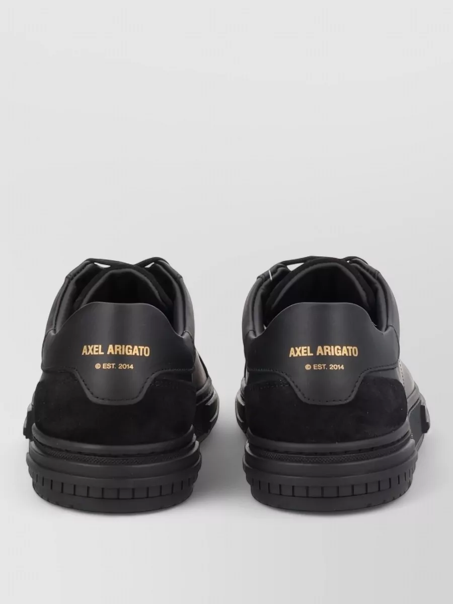 Axel Arigato Low-Top Round Toe Sneakers With Rubber Sole