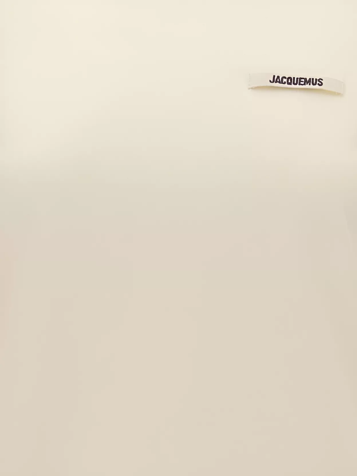 Jacquemus Cotton Logo T-Shirt Slim Fit