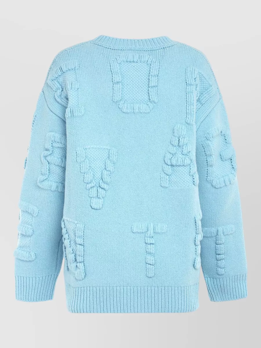 Bottega Veneta Ribbed Relaxed-Fit Wool Sweatshirt
