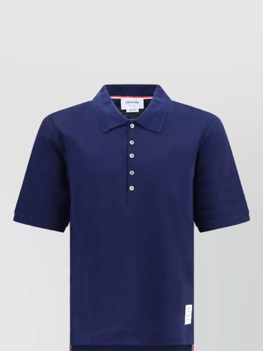 Thom Browne cotton polo shirt