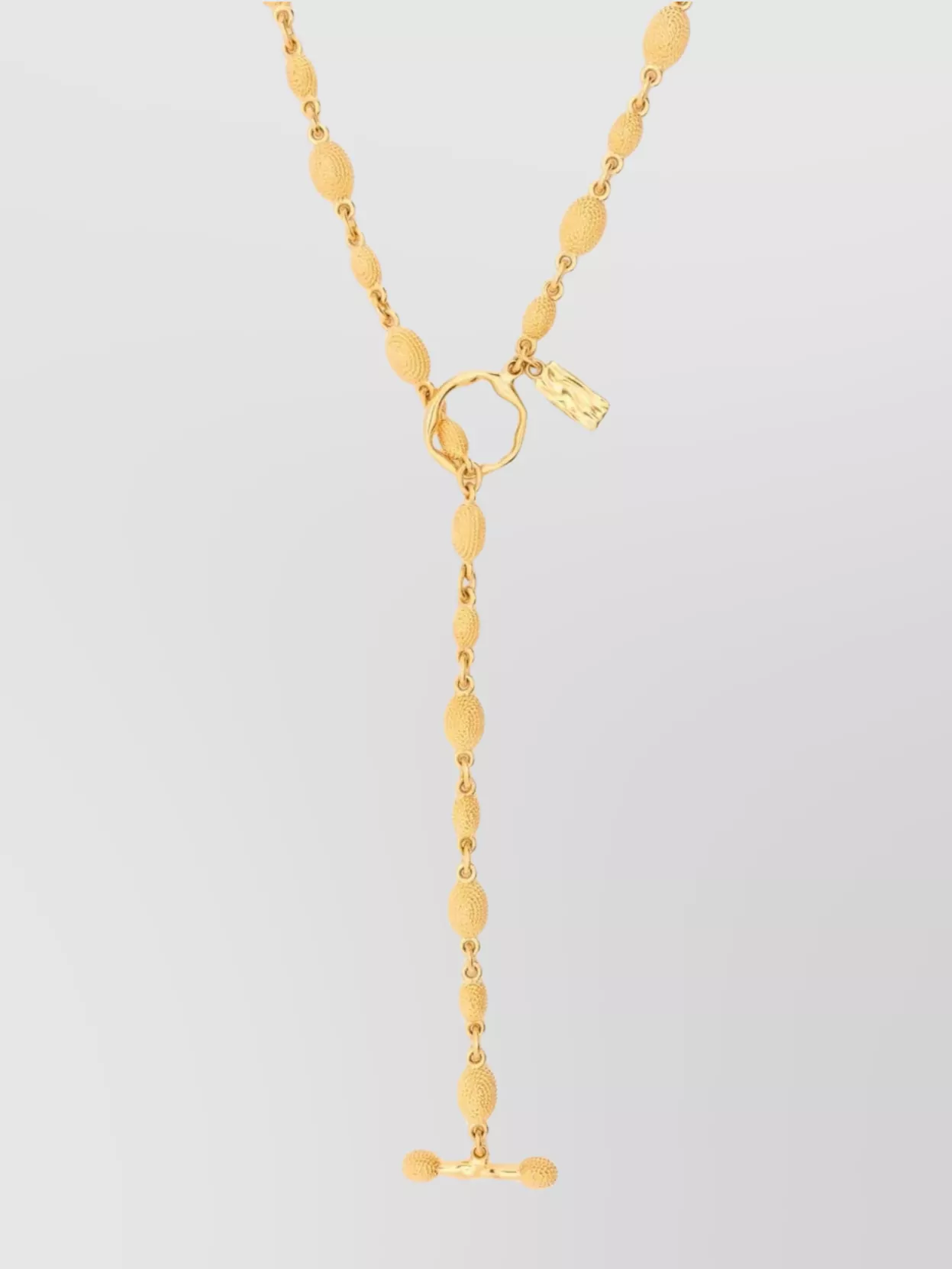 Tom Ford Linked Oval Pendant Necklace