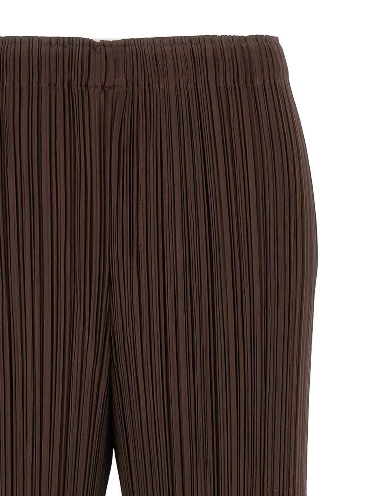 ISSEY MIYAKE MARCH TROUSERS WITH ELASTIC WAISTBAND AND WIDE LEG