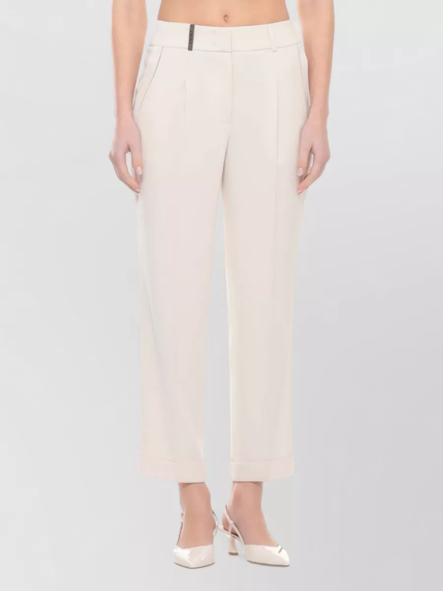 Peserico Straight-Leg Tailored Trousers
