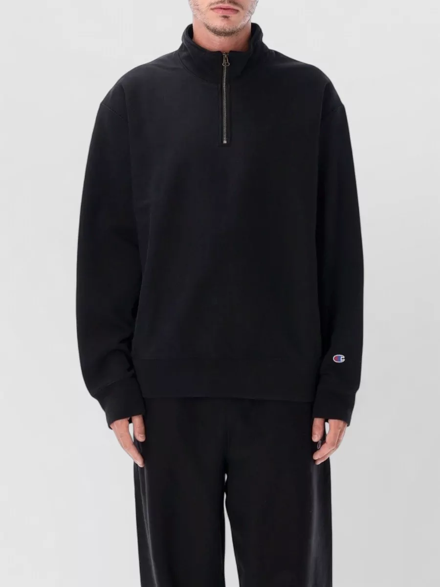 Champion half-zip cotton sweatshirt