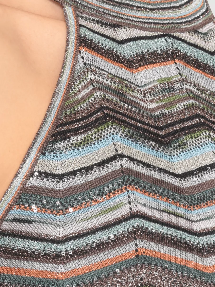 Missoni Sleeveless Lurex Maxi Dress