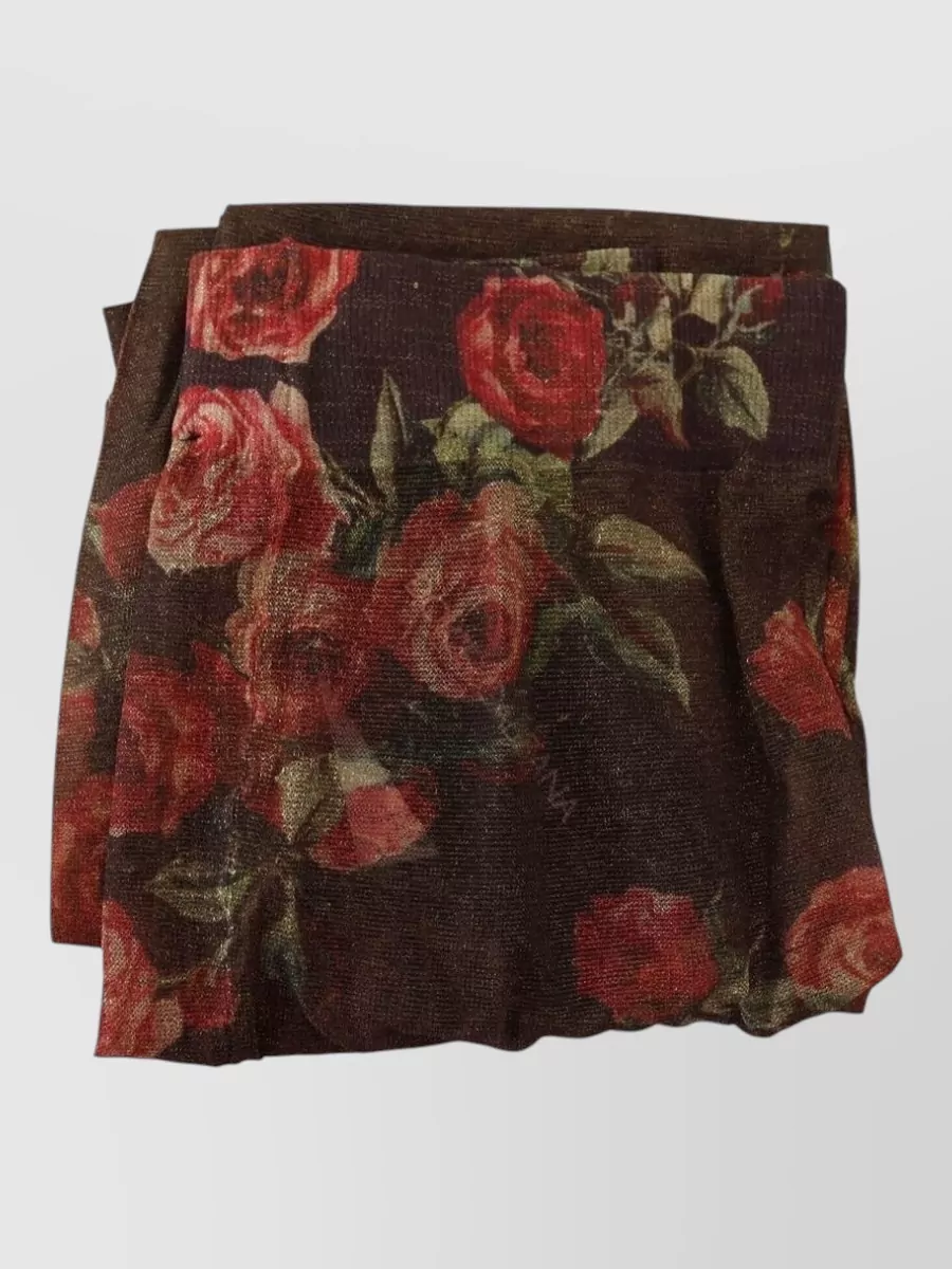 Dolce&Gabbana floral-print tights