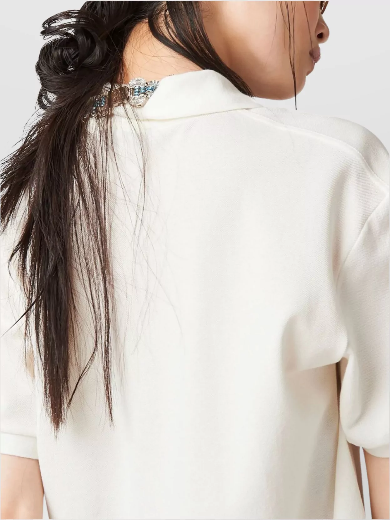 Miu Miu Short Sleeve Polo Shirt With Collar Design