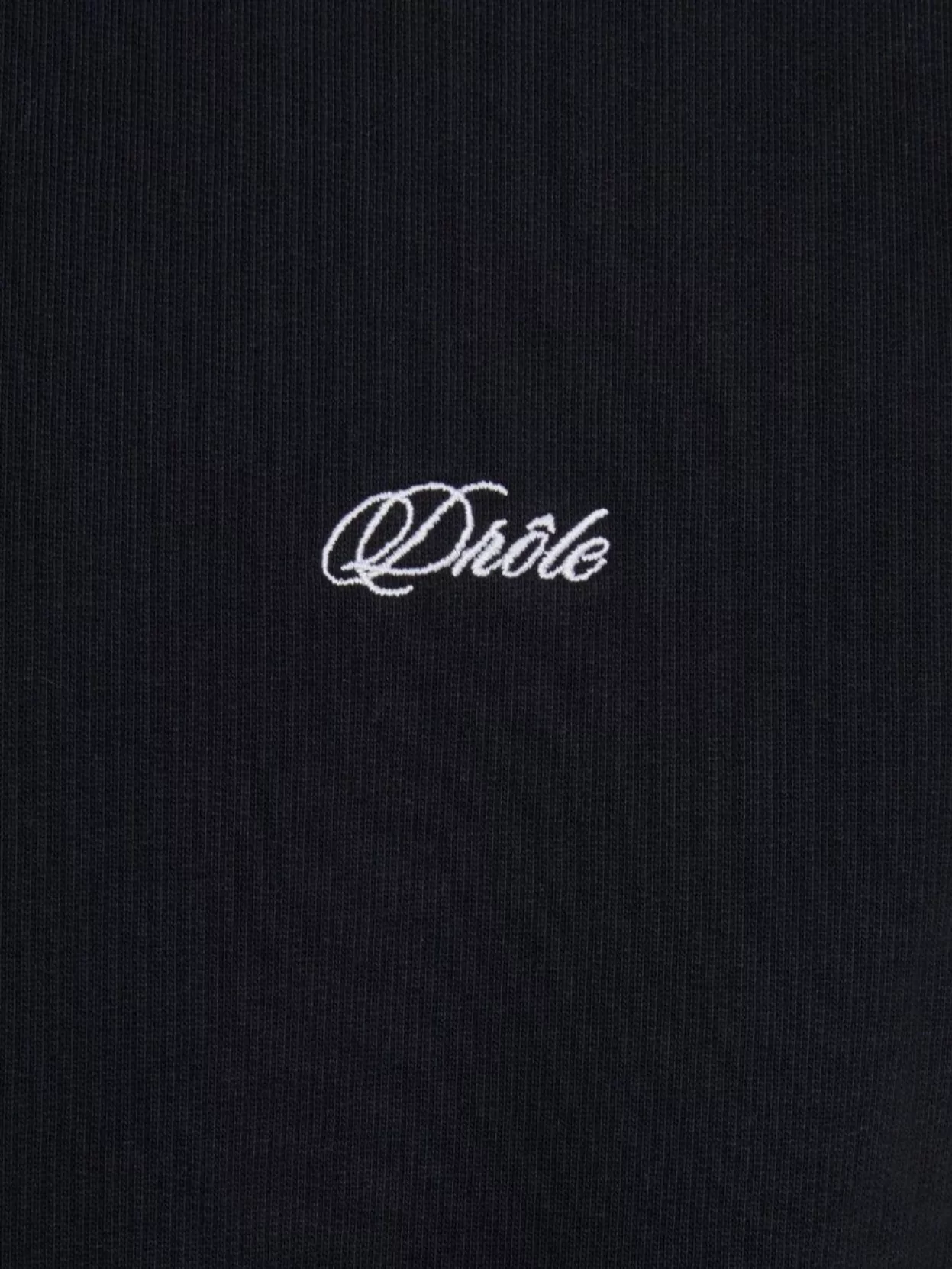Drôle De Monsieur Cotton Crew-Neck Ribbed Sweater